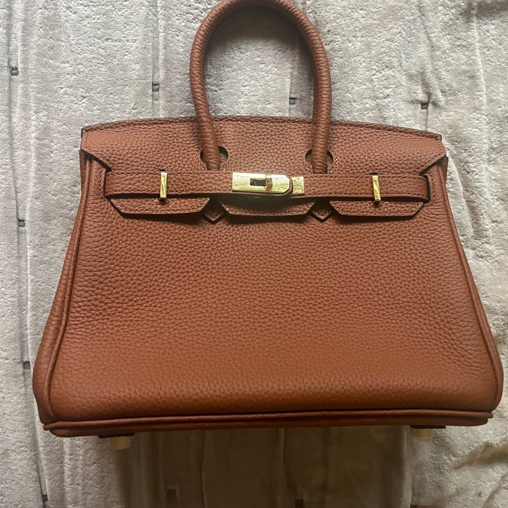 Brown Leather Handbag
